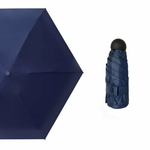 Мини-зонт ECS, синий
