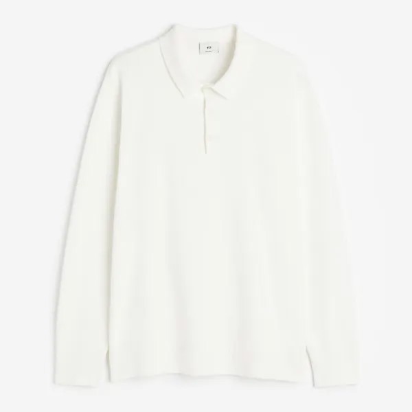 Футболка поло H&M Regular Fit, кремовый