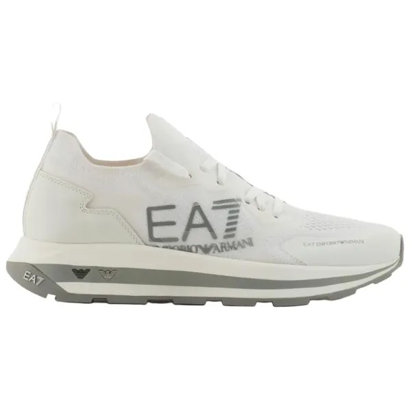 Кроссовки EMPORIO ARMANI EA7 Lifestyle Shoes Unisex Low-top White, белый
