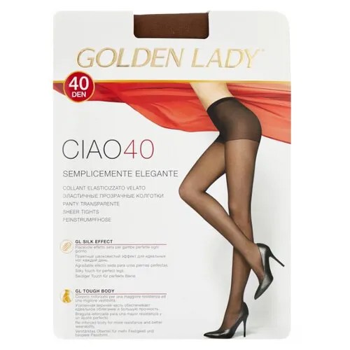 Колготки Golden Lady Ciao 40 den, размер 5-XL, camoscio (бежевый)
