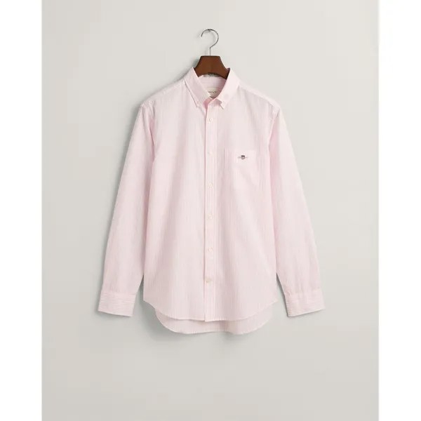 Рубашка с длинным рукавом Gant Reg Stripe, розовый