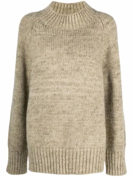 Джемпер с высоким воротником Maison Margiela, зеленый