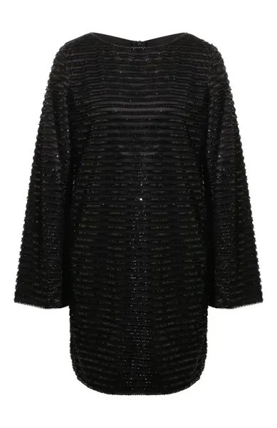 Платье с отделкой пайетками Emporio Armani
