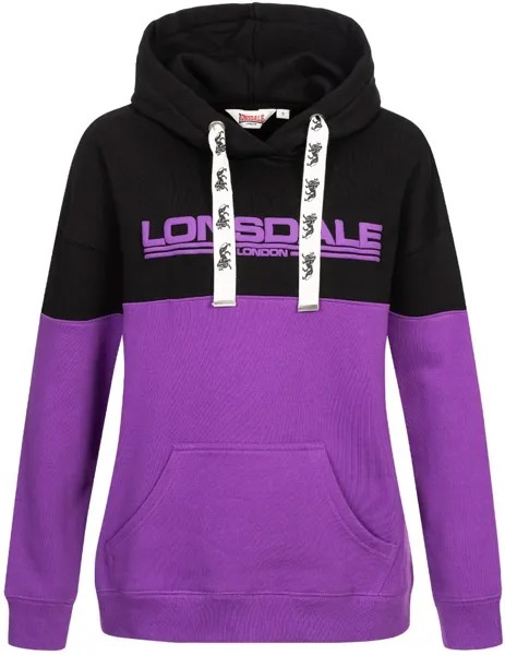 Толстовка Lonsdale Hoodie Wardie, фиолетовый