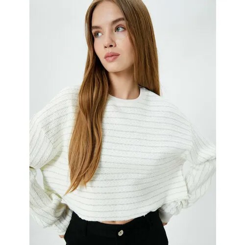 Свитшот KOTON, размер XL, светло-бежевый