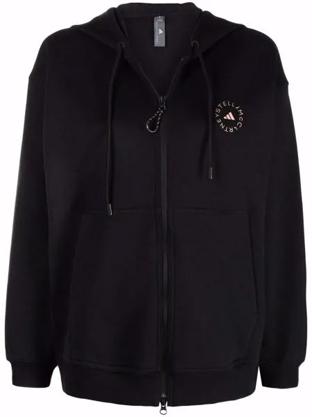 Adidas by Stella McCartney logo-print hoodie