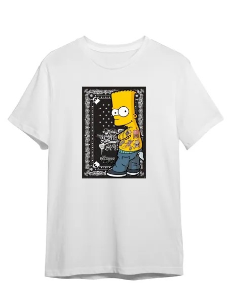 Футболка унисекс СувенирShop The Simpsons/Симпсоны 9 белая 2XL (52-54)