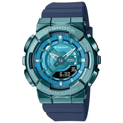 Наручные часы CASIO G-Shock, синий, бирюзовый
