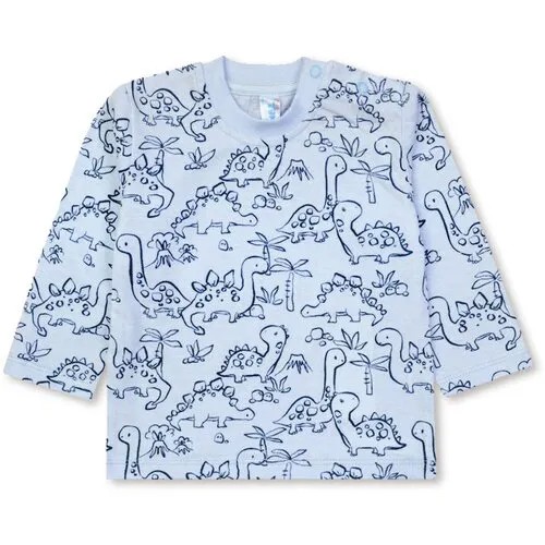 Рубашка TAKRO,  для мальчиков, хлопок, размер 74-80, голубой