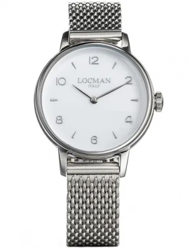 Наручные часы женские Locman 0253A08A-00WHNK2B0 серебристые
