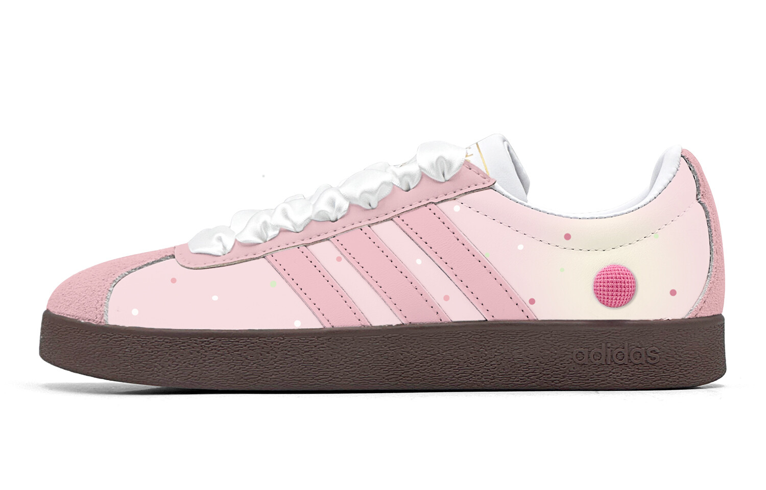 Кроссовки adidas neo Skateboarding Shoes Unisex Low-top Pink, розовый