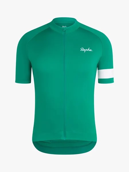 Велосипедная футболка Rapha Core с короткими рукавами, зеленая