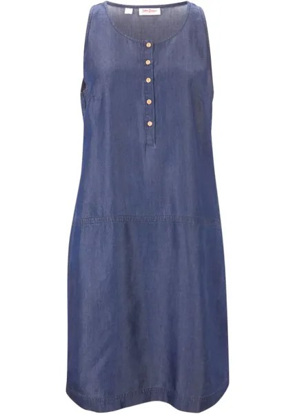 Джинсовое платье из лиоцелла tencel John Baner Jeanswear, синий