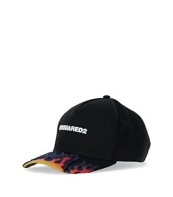 Dsquared2 D2 Flames Черная бейсболка Мужчина