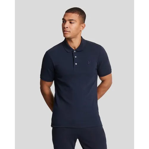 Поло Lyle & Scott Tonal Eagle Polo Shirt, размер XL, синий