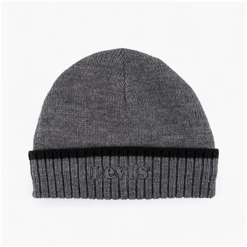 Шапка Levi's Lined Cropped Beanie with Modern Vintage Logo D5525