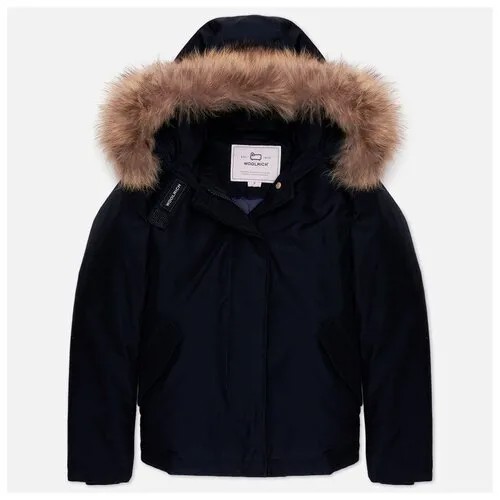 Пуховик Woolrich, средней длины, подкладка, размер M, синий