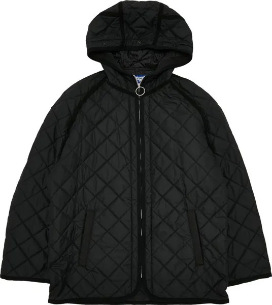 Куртка Junya Watanabe Quilted Looking Back Jacket 'Black/Grey', черный