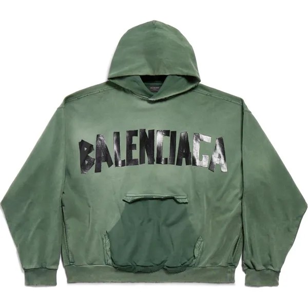 Толстовка мужская зеленая Balenciaga, зеленый
