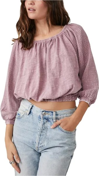 Топ Free People Parfait Bubble, цвет Dried Currant