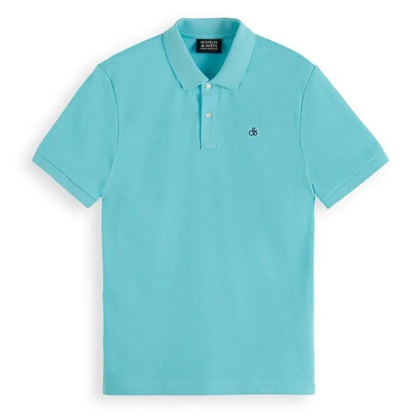 Поло с коротким рукавом Scotch & Soda 173044, синий