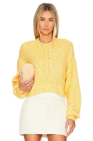 Пуловер Lovers and Friends Lovers + Friends Ariella Cropped, цвет Yellow Multi