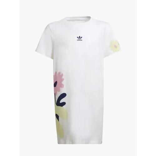 Платье adidas Originals, размер 164, белый