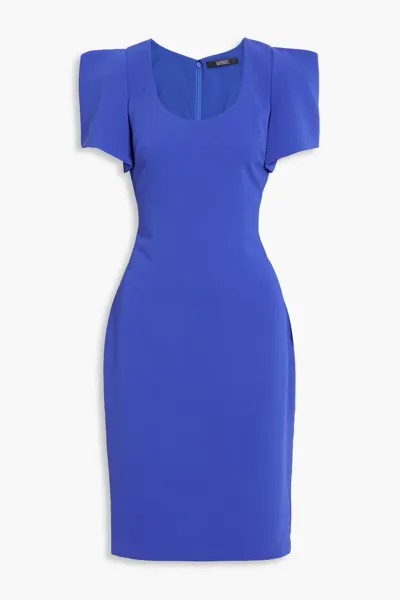 Платье из крепа Badgley Mischka, королевский синий