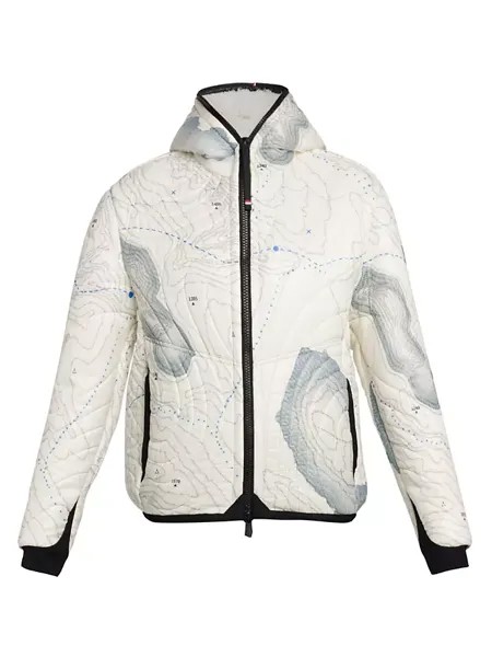 Куртка Apres Ski Niverolle Moncler Grenoble, цвет white print