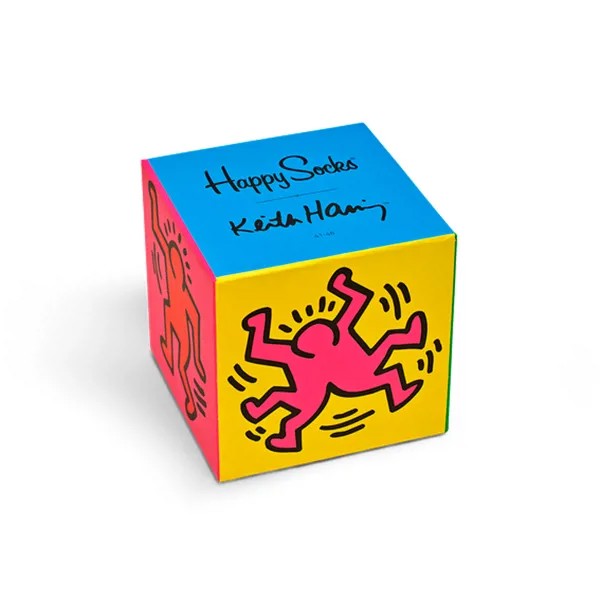 Носки унисекс Happy Socks Happy Socks x Keith Haring Gift Box Set разноцветные 36-40