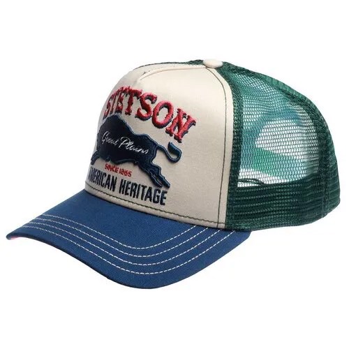 Бейсболка STETSON арт. 7751152 GREAT PLAINS (синий / кремовый), размер UNI