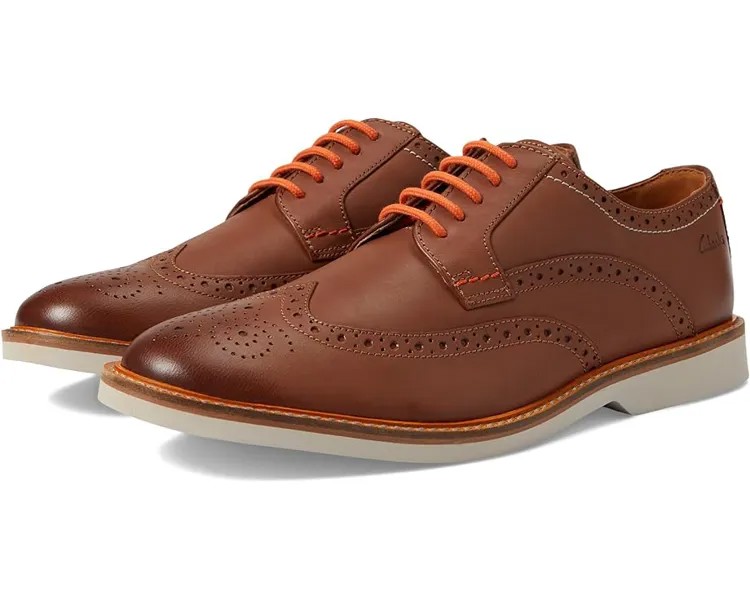 Оксфорды Clarks Atticus LT Limit, цвет Dark Tan Leather