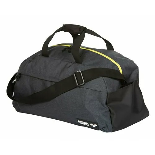 Сумка спортивная arena TEAM DUFFLE 40, 40 л, 26х31х58 см, черный, серый