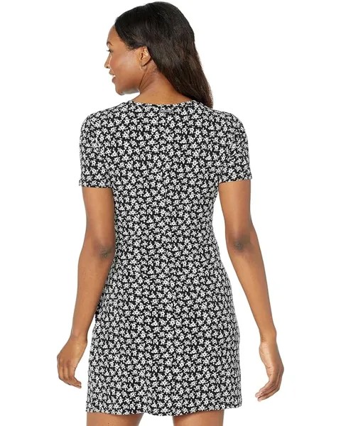 Платье Michael Kors T-Shirt Wrap Dress, черный