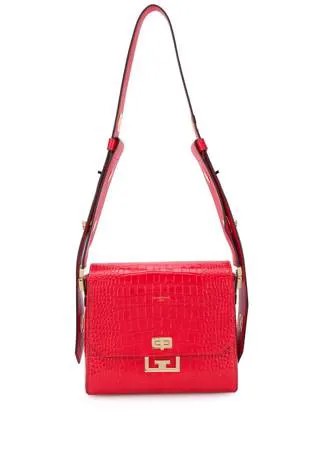Givenchy сумка на плечо Eden среднего размера с тиснением под крокодила