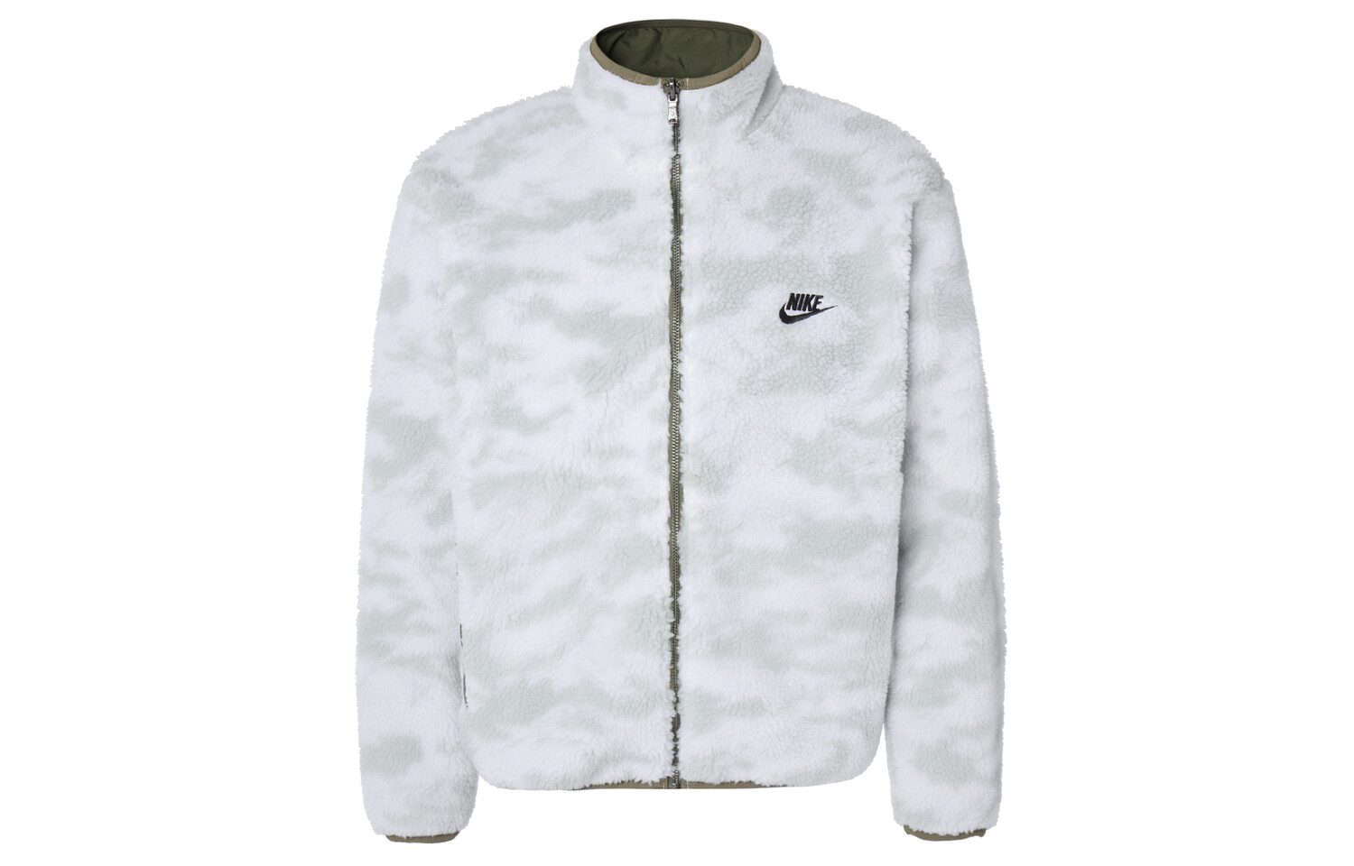 Мужская бархатная куртка Nike, Белый