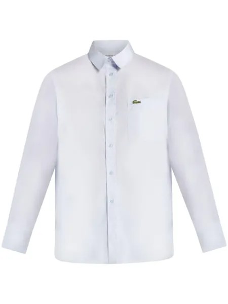 Рубашка с логотипом Lacoste, синий
