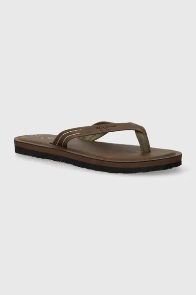 Шлепанцы PMS70141 Pepe Jeans, коричневый