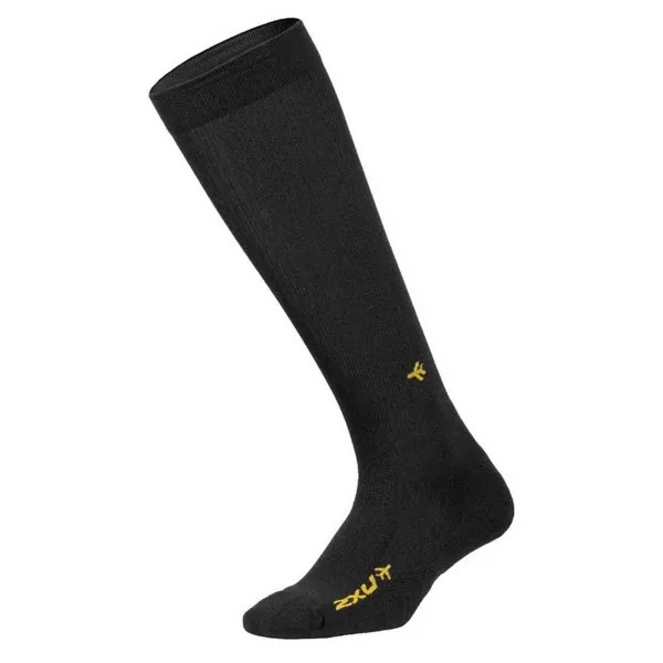 Носки 2XU Flight Compression 32-37 cm long, черный