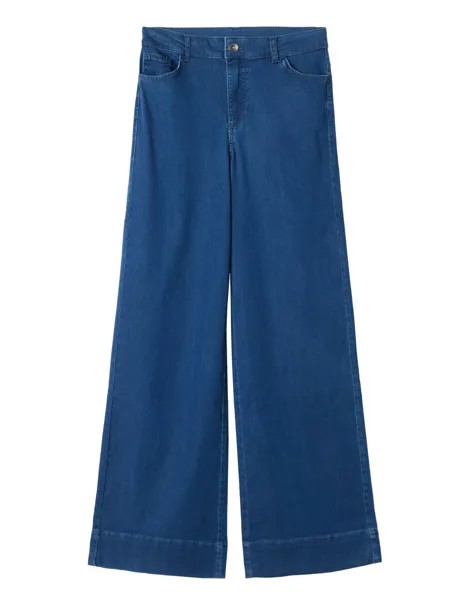 Широкие джинсы Calzedonia, синий
