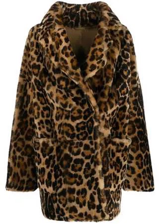 Liska пальто с леопардовым узором