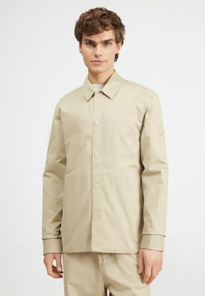Рубашка Calvin Klein, серо-коричневый