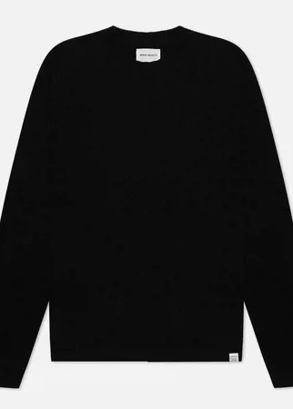 Мужской свитер Norse Projects Sigfred Lambswool, цвет чёрный, размер S