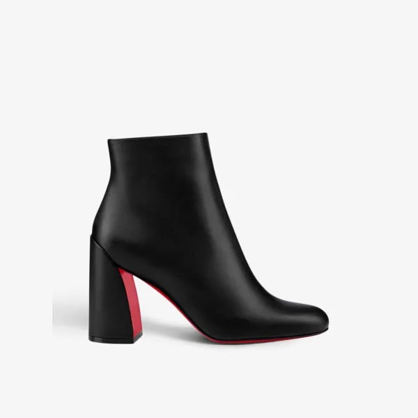 Кожаные ботильоны turela 85 Christian Louboutin, черный