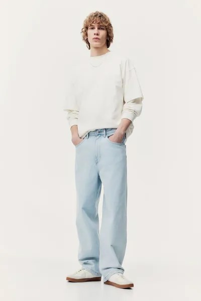 Мешковатые джинсы H&M, синий
