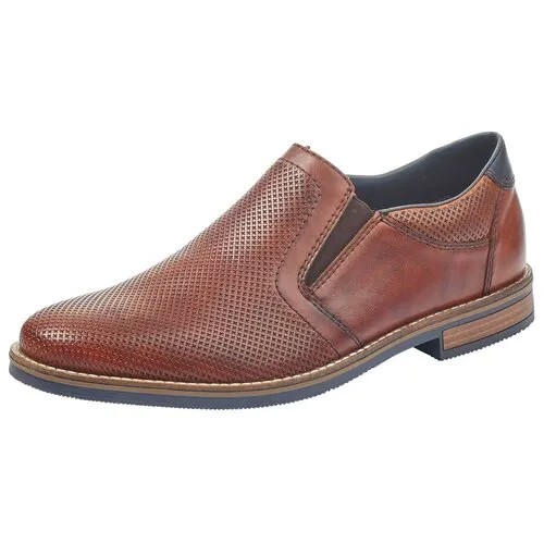 Туфли Rieker мужские демисезонные, размер 42, цвет коричневый, артикул 13571-24