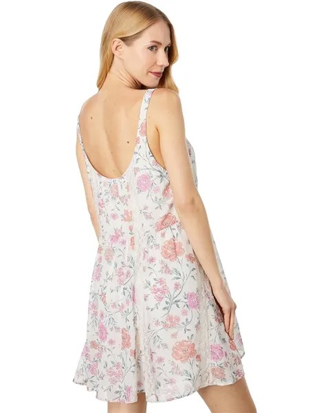 Платье Saltwater Luxe Sophey Chiffon Vintage Bouquet Tank Mini Dress, цвет Vanilla