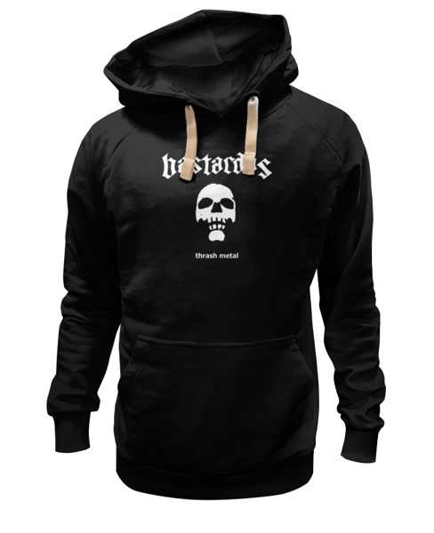 Худи Printio Bastardos черное 2XL