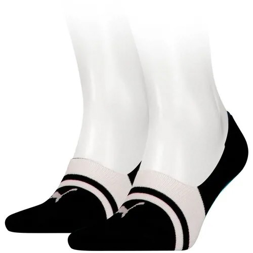 Подследники PUMA, 2 пары, размер 39/42, черный