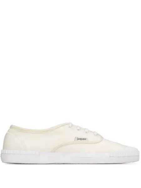Saint Laurent кеды из канваса, белый